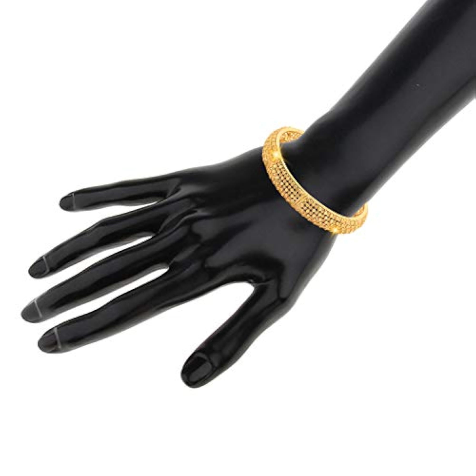 Women's Premium Traditional 1Gram Gold Plated Bangle, Timeless Design
